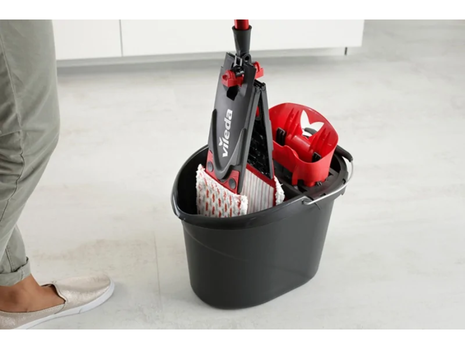 BOX Vileda Mop płaski Ultramax XL Wiadro+ Mop 160932